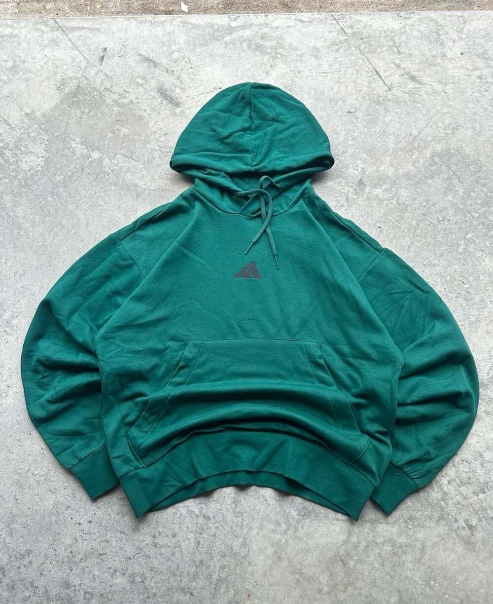Adidas Men's Feel Cozy Fleece Hoodie Green